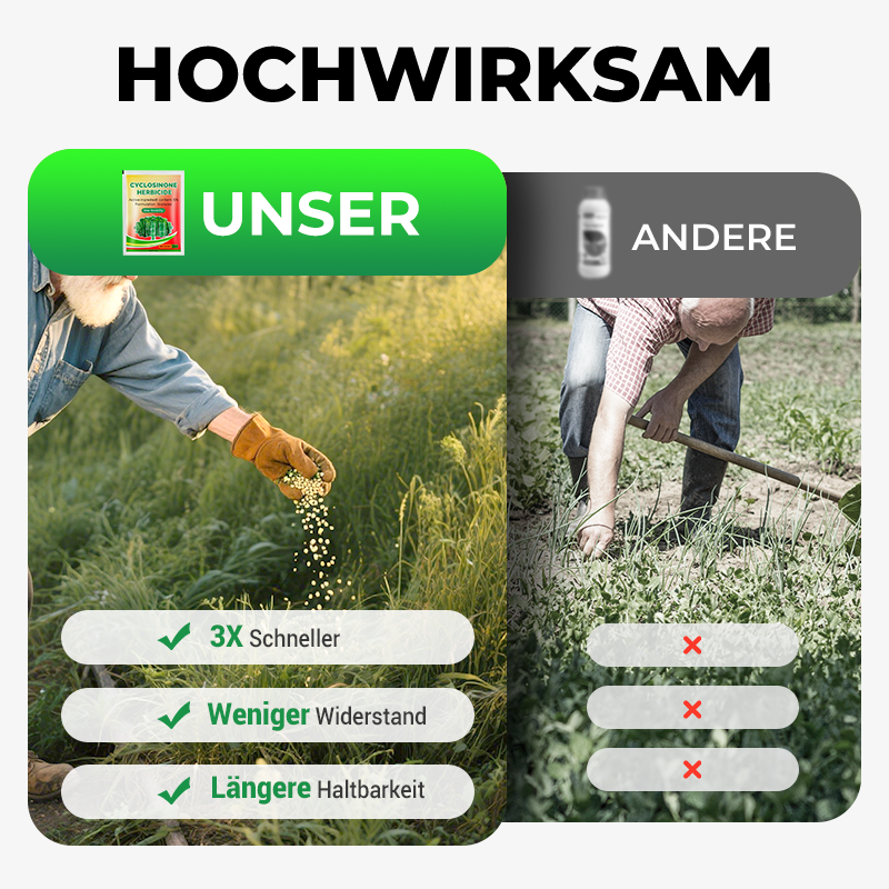 Professionelles Unkrautjäten, Bambus, Bäume, schadstofffrei, um den Hof sauberer zu machen