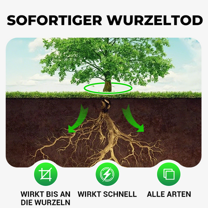 Professionelles Unkrautjäten, Bambus, Bäume, schadstofffrei, um den Hof sauberer zu machen