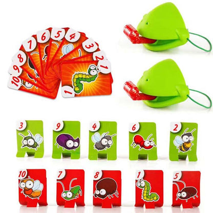 (Parent-child interactive game)❤️Frog Tongue Mask Fun Game